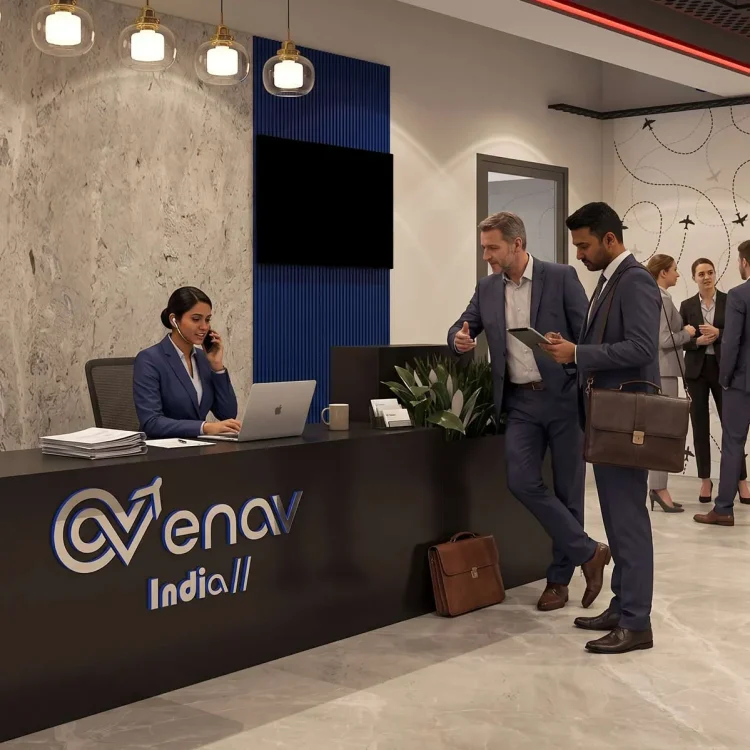 Progettazione interni dei nuovi uffici ENAV in India